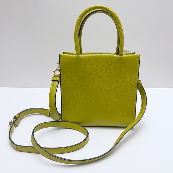 Coach Bags Coach Mini Cally Crossbody Tote Purse Chartreuse Pebbled